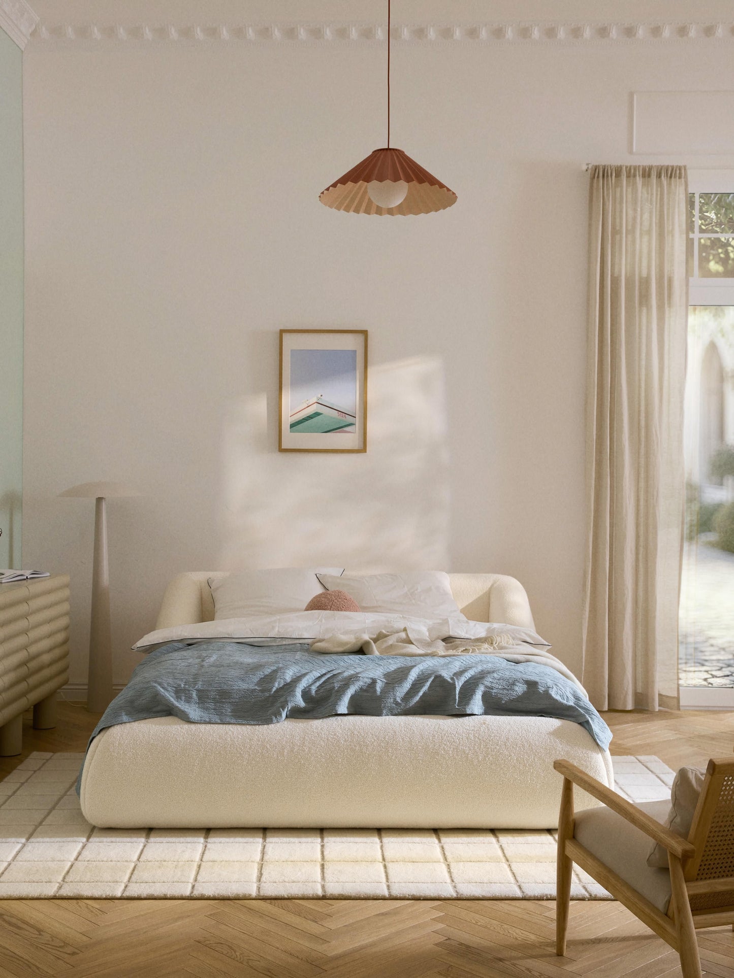 Vestara Upholstered Teddy Bed