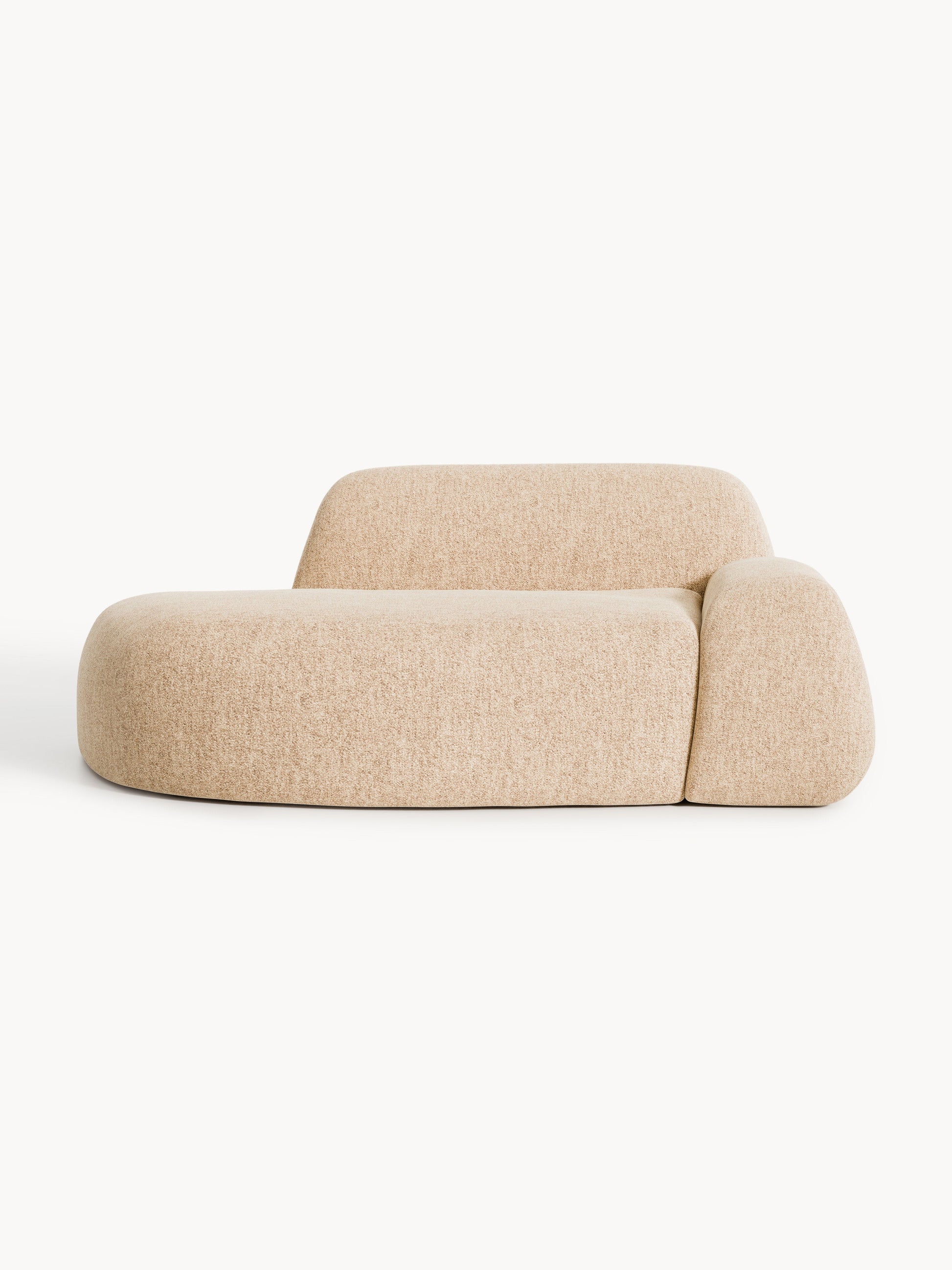 Wolterra Bouclé Sofa (2-Seater) with Chaise Longue