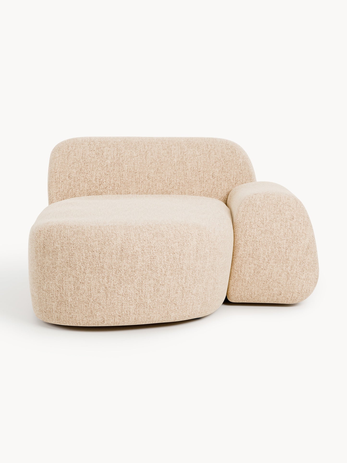 Wolterra Chaise Corner Module in Bouclé