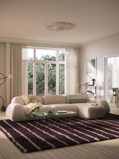Wolterra Chaise Corner Module in Bouclé