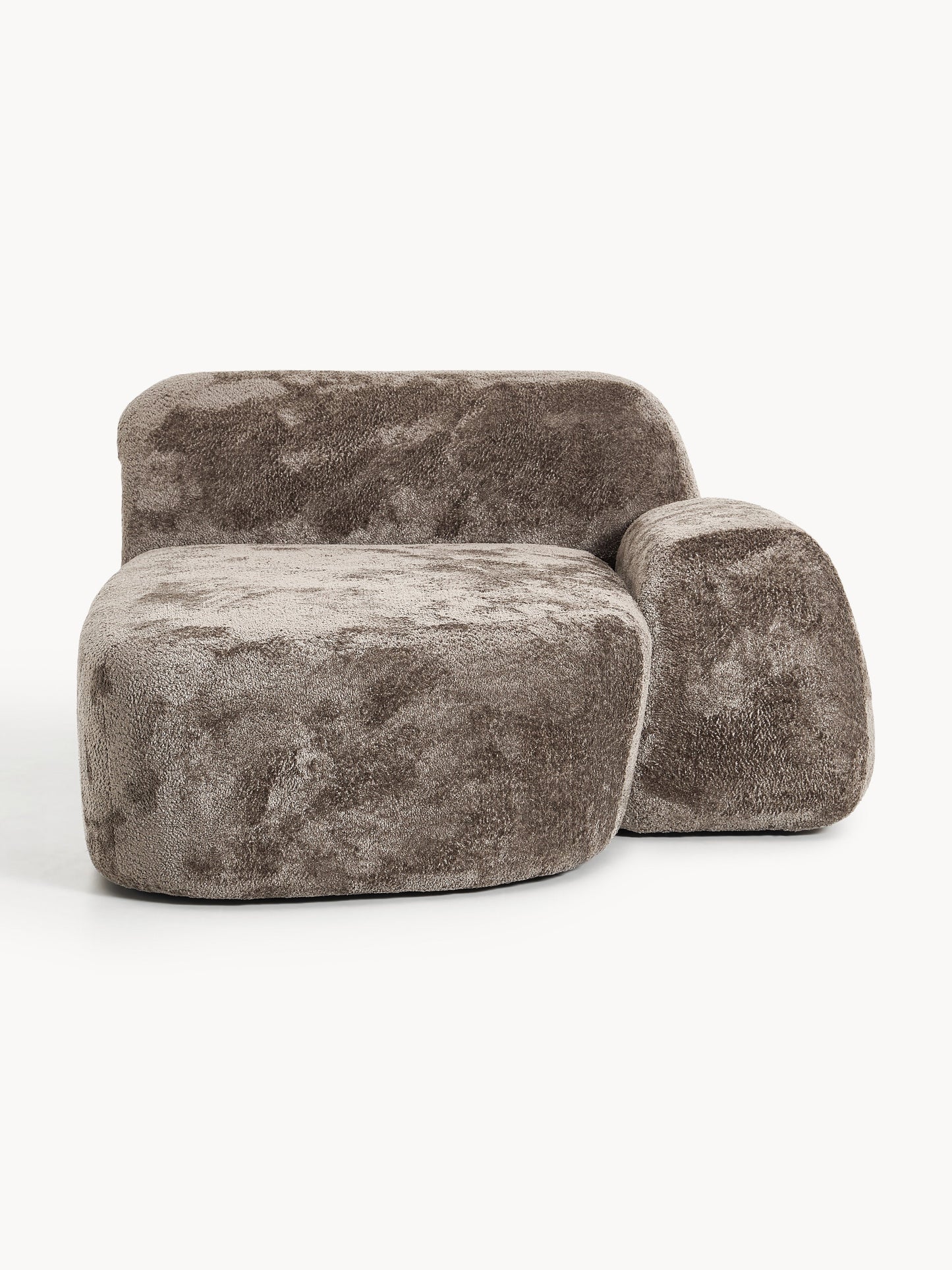 Wolterra Chaise in Teddy Bouclé