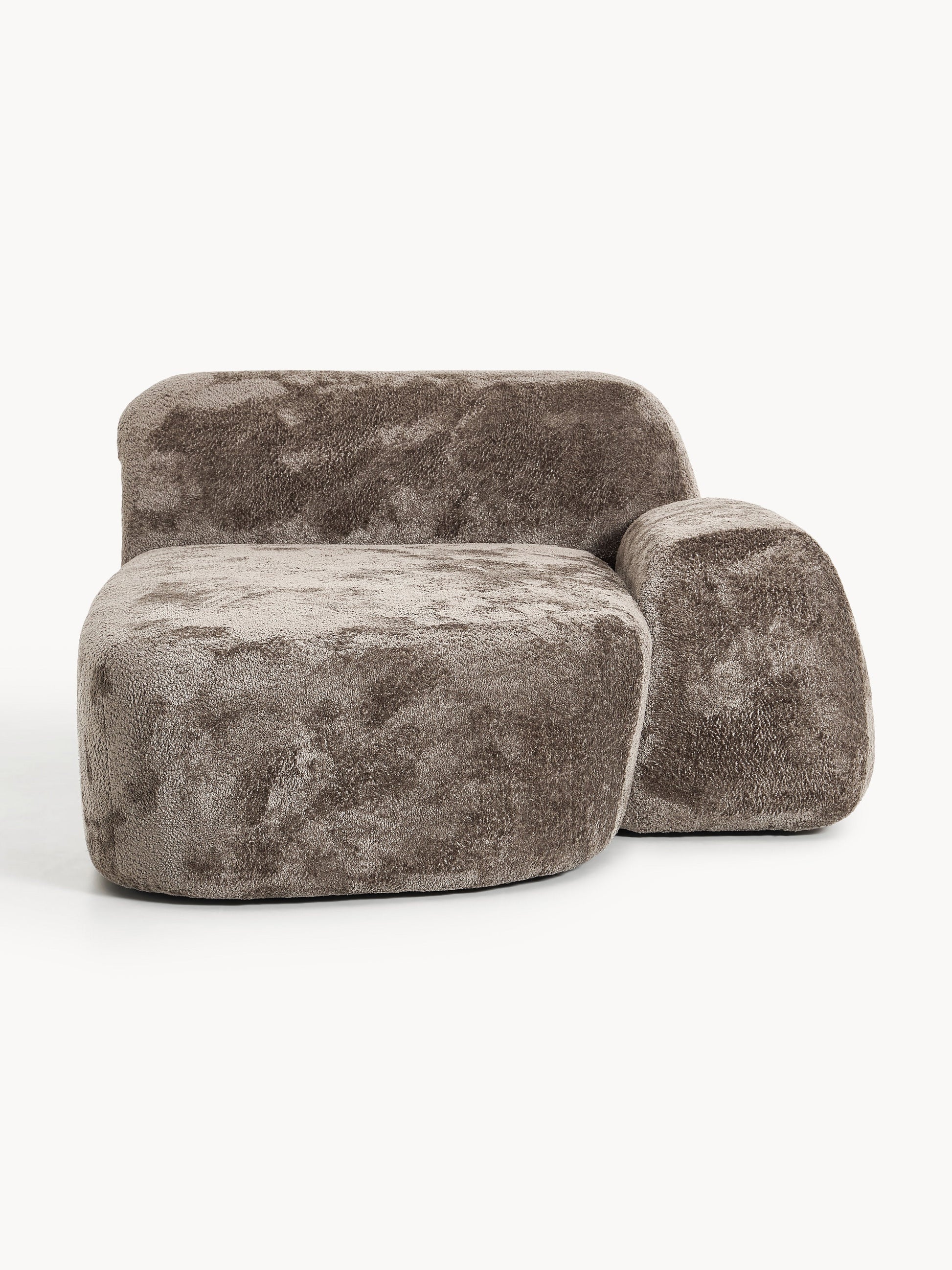 Wolterra Chaise in Teddy Bouclé