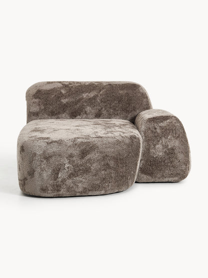 Wolterra Chaise in Teddy Bouclé