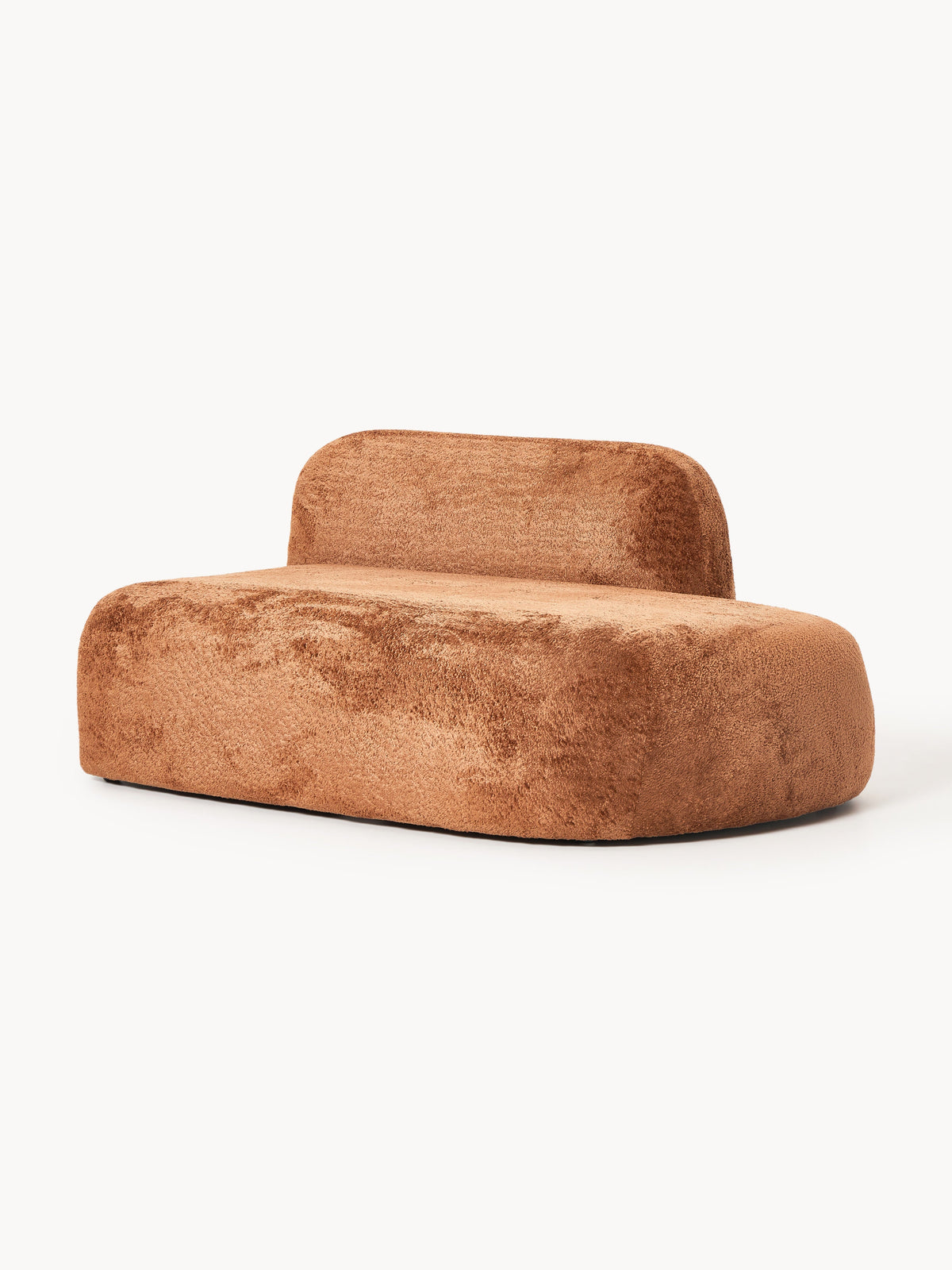 Wolterra Chaise in Teddy Bouclé