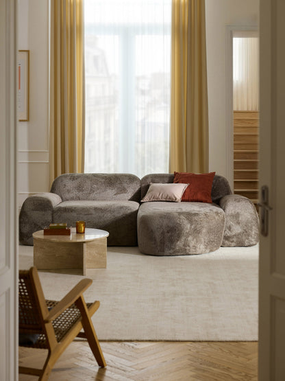 Wolterra Chaise in Teddy Bouclé