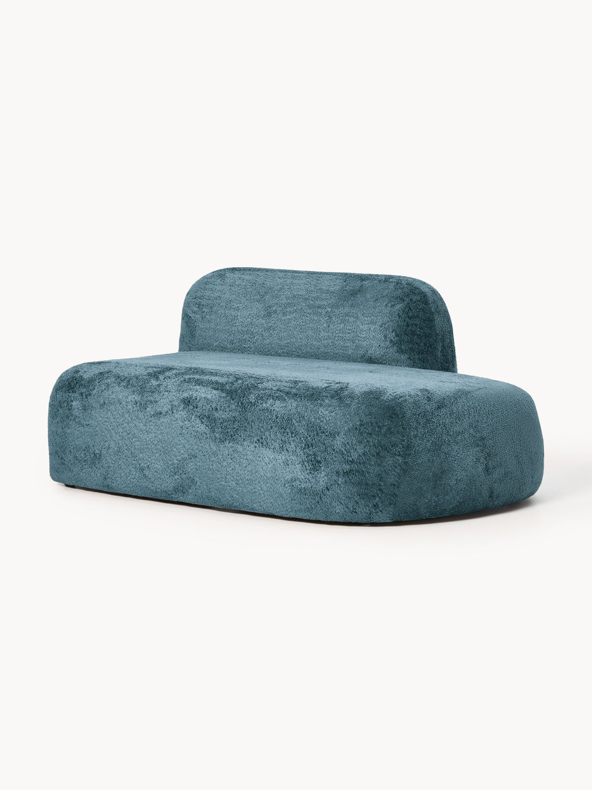 Wolterra Chaise in Teddy Bouclé