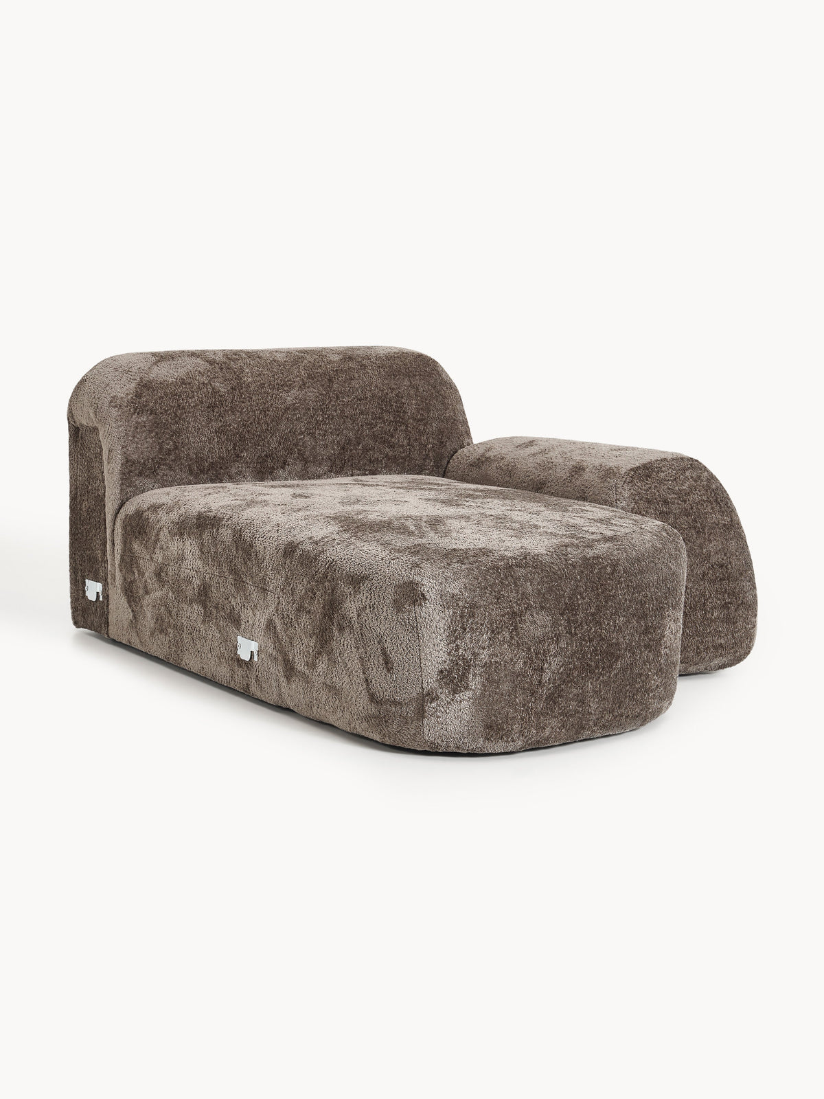 Wolterra Chaise in Teddy Bouclé