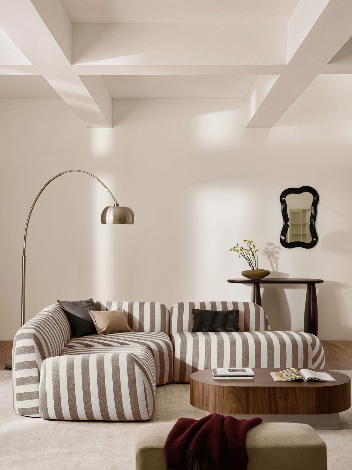 Wolterra Chaise Module, Striped