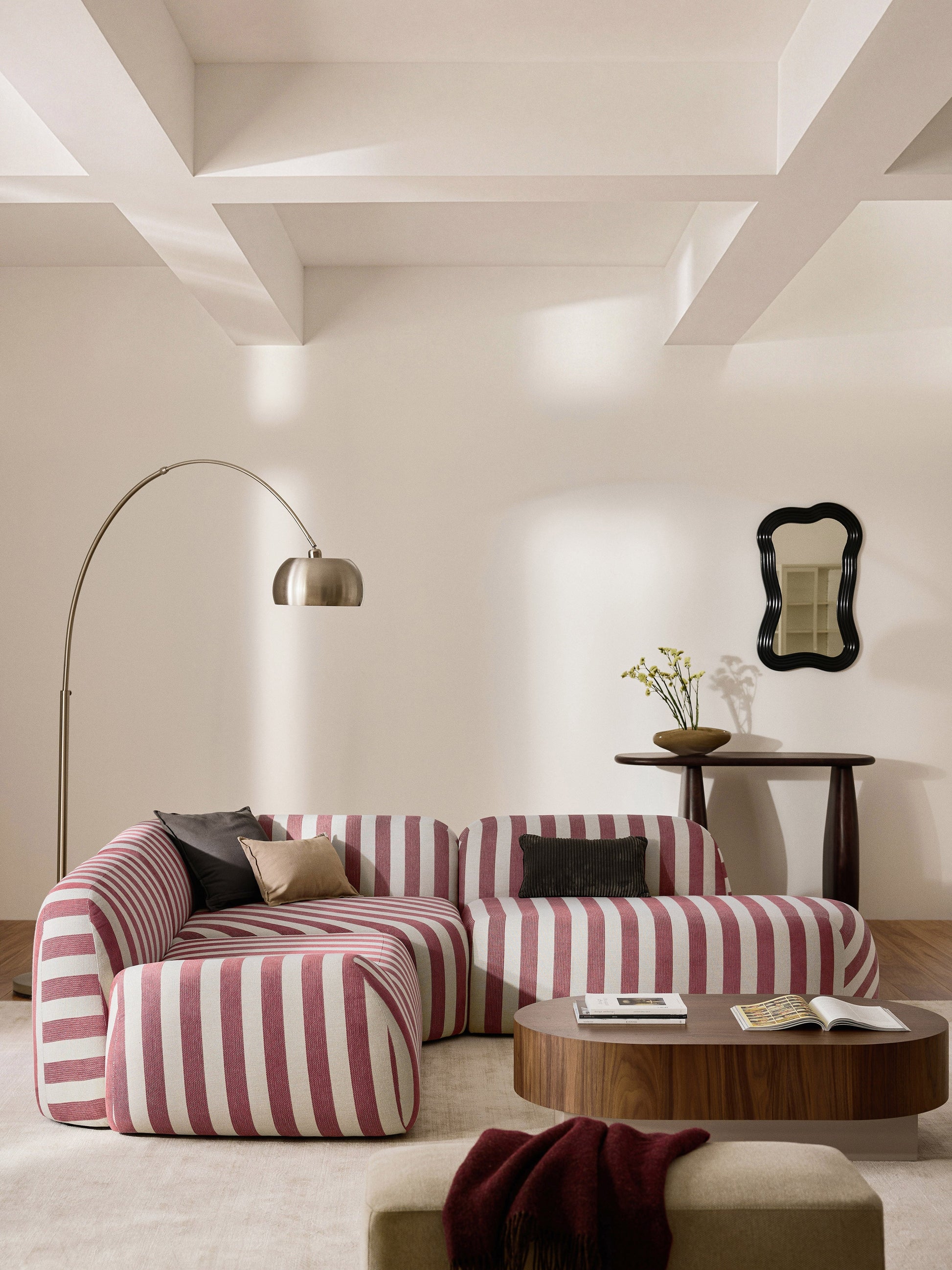 Wolterra Chaise Module, Striped