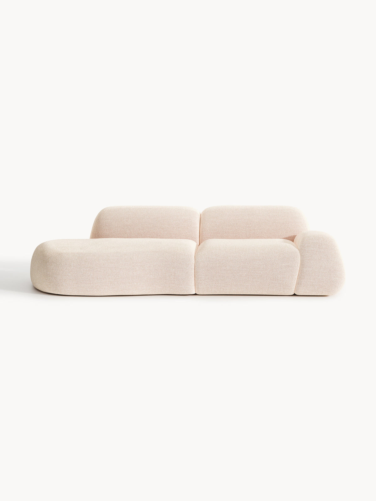 Wolterra Modular Chaise in Bouclé (3-Seater)