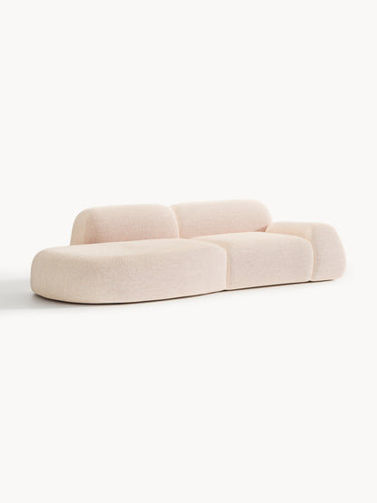 Wolterra Modular Chaise in Bouclé (3-Seater)