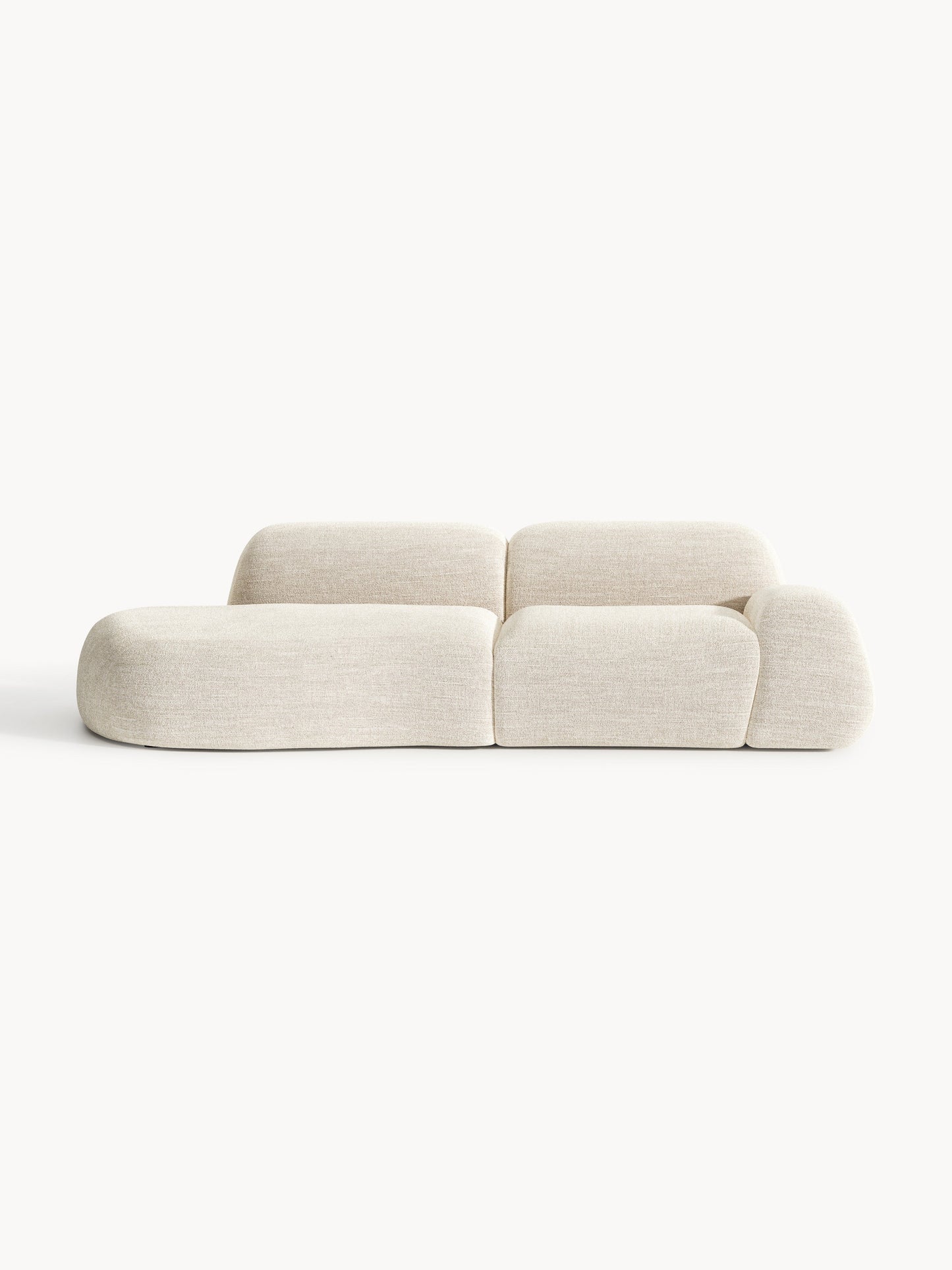Wolterra Modular Chaise in Bouclé (3-Seater)