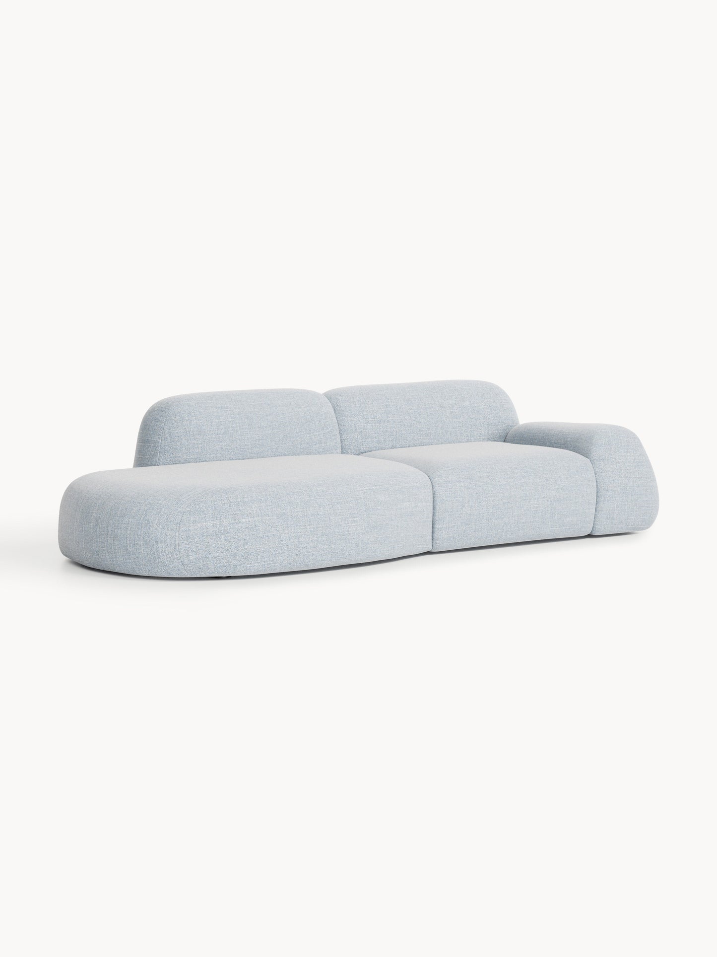 Wolterra Modular Chaise in Bouclé (3-Seater)