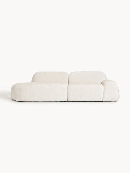 Wolterra Modular Chaise in Teddy Bouclé (3-Seater)