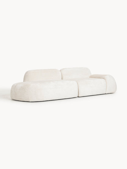 Wolterra Modular Chaise in Teddy Bouclé (3-Seater)