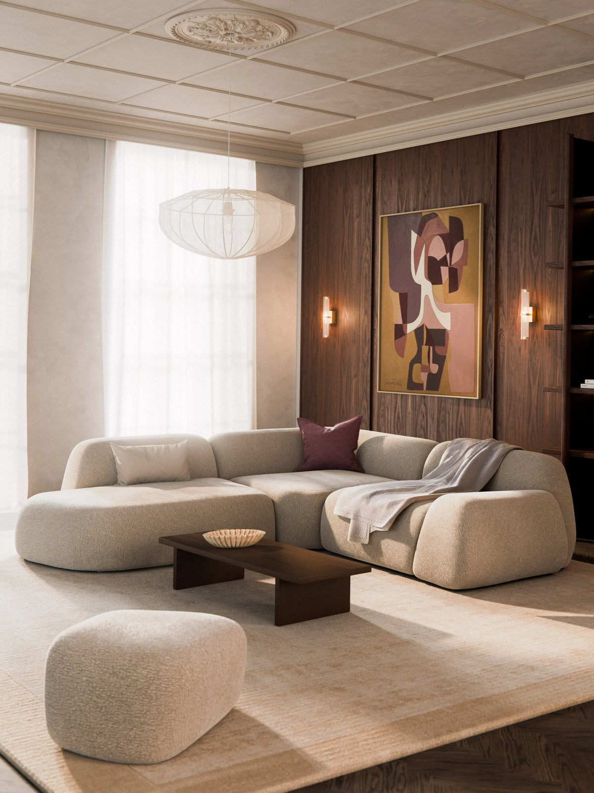 Wolterra Modular Corner Sofa (4-Seater) with Chaise Longue