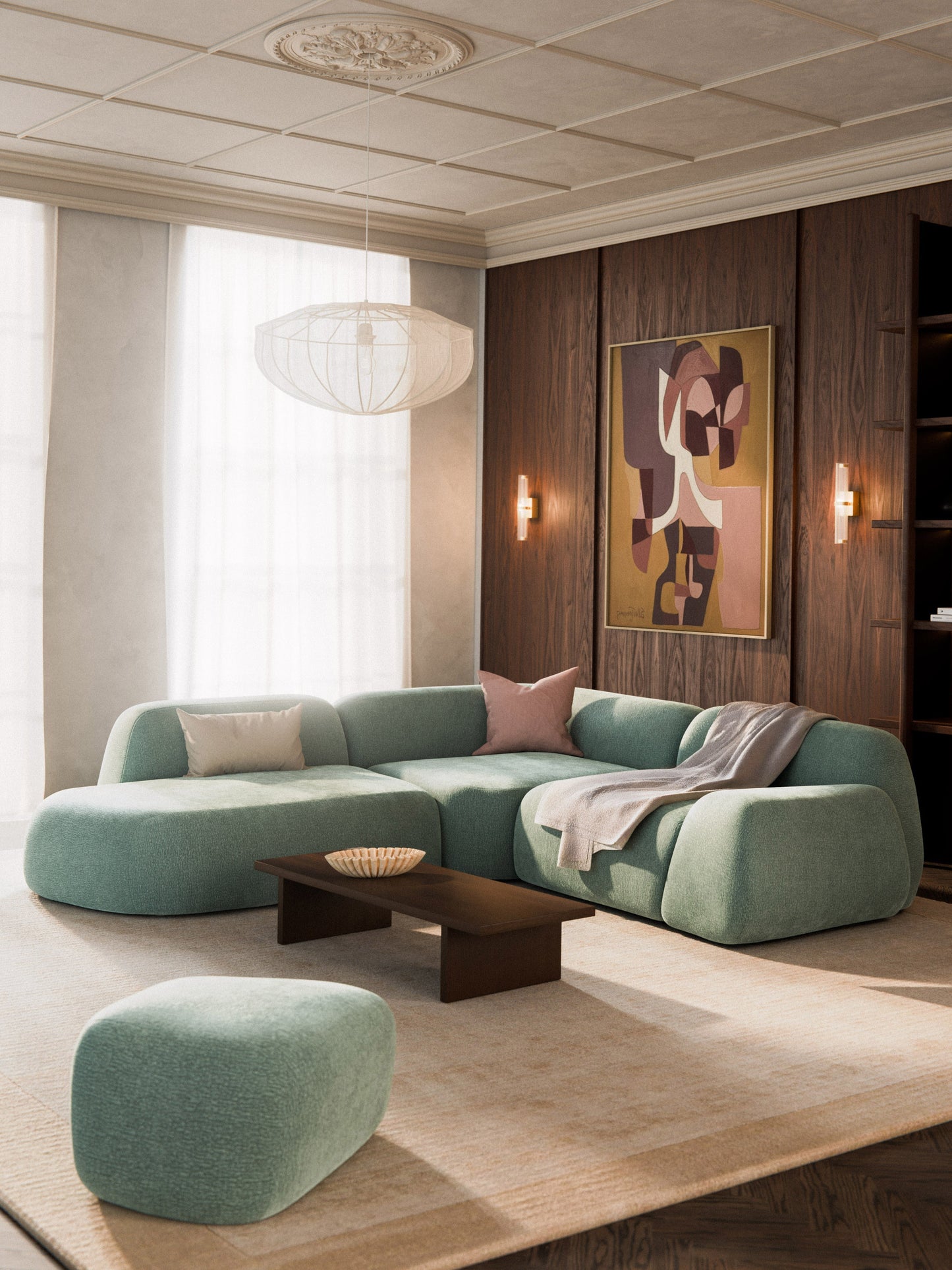 Wolterra Modular Corner Sofa (4-Seater) with Chaise Longue