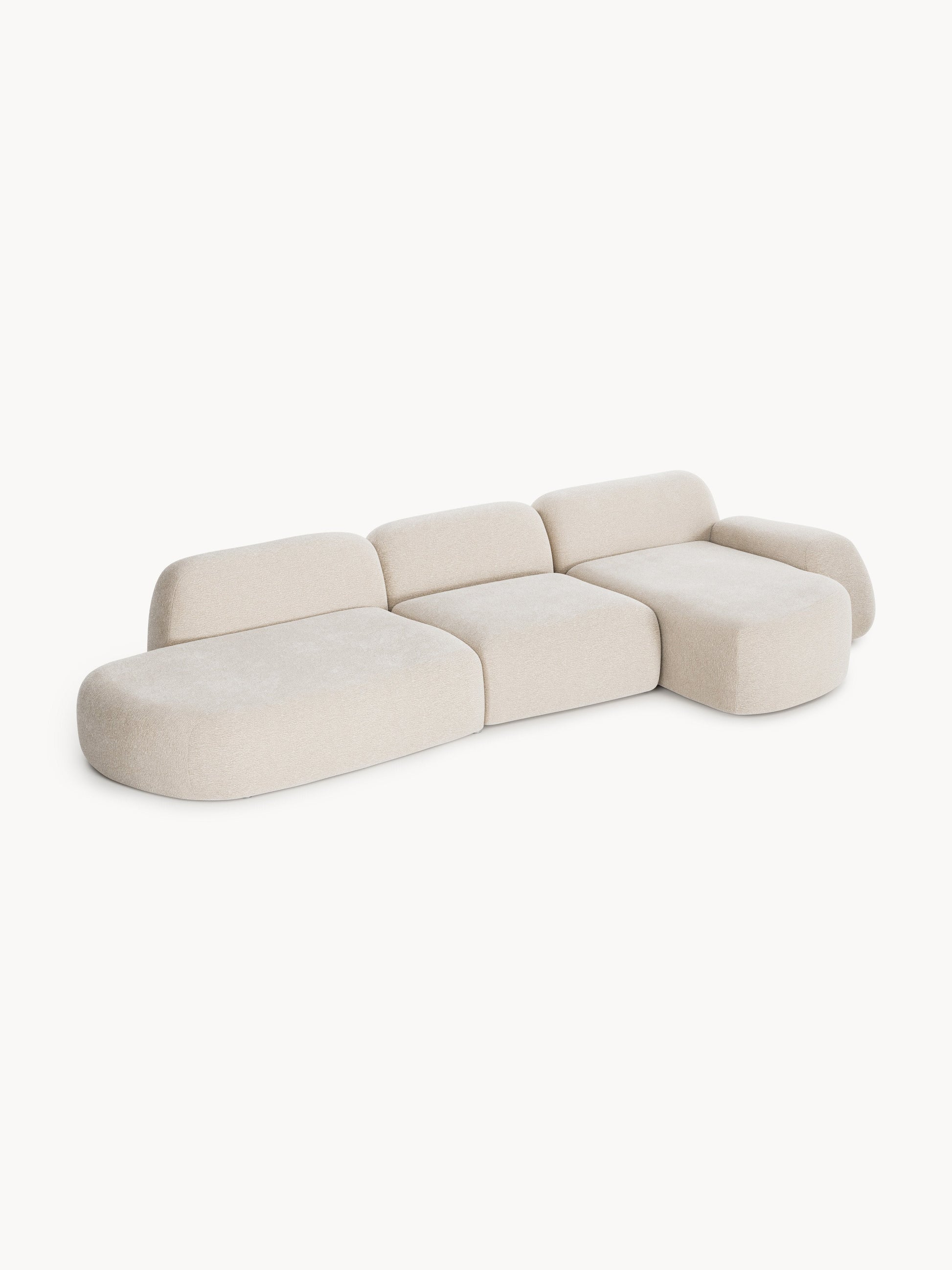 Wolterra Modular Corner Sofa (4-Seater) with Chaise Longue