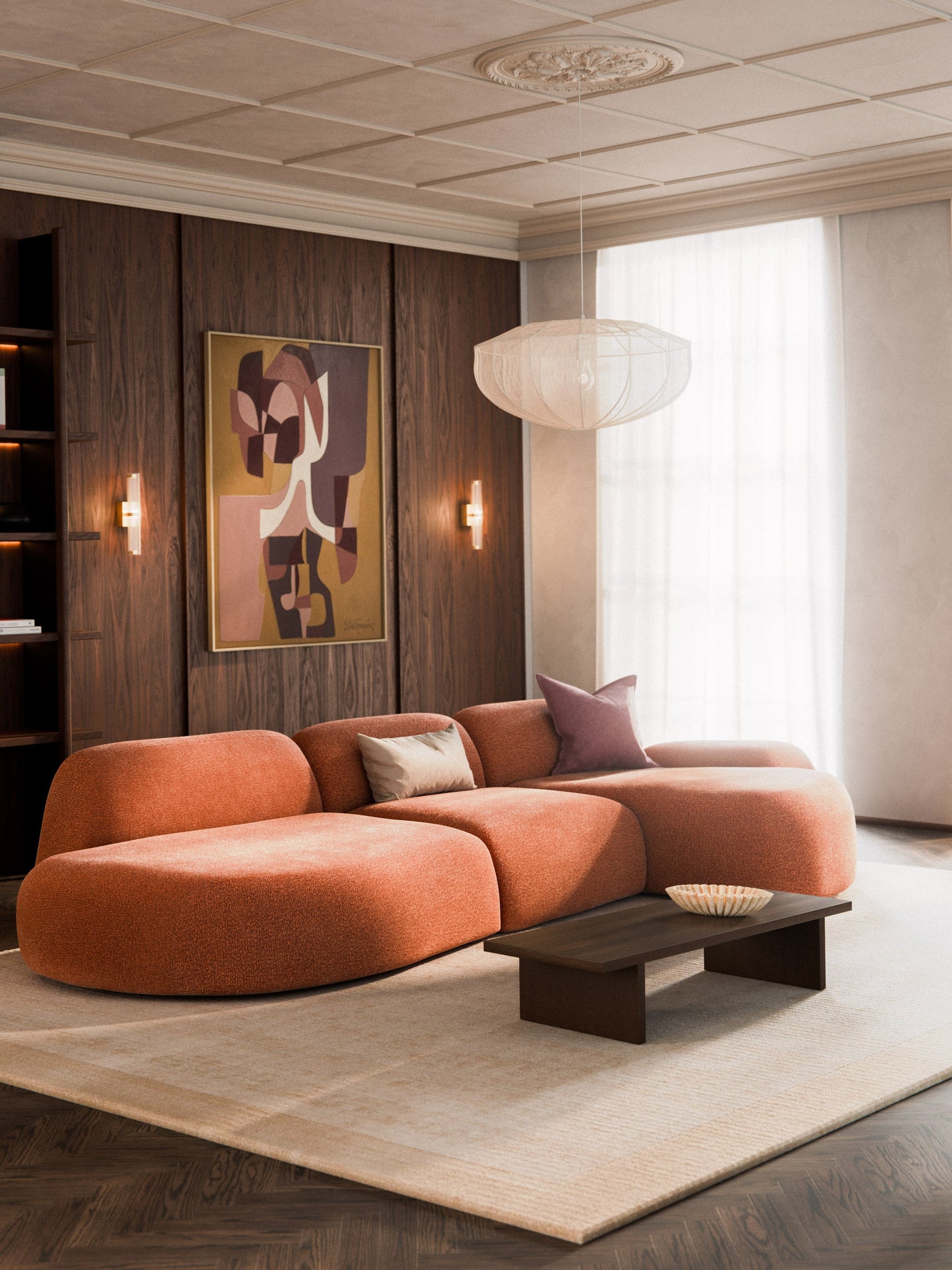 Wolterra Modular Corner Sofa (4-Seater) with Chaise Longue
