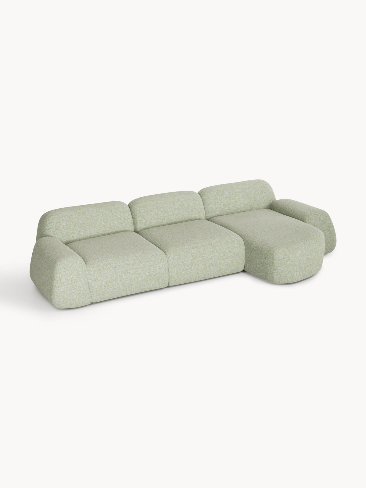 Wolterra Modular Corner Sofa in Bouclé (4-Seater)