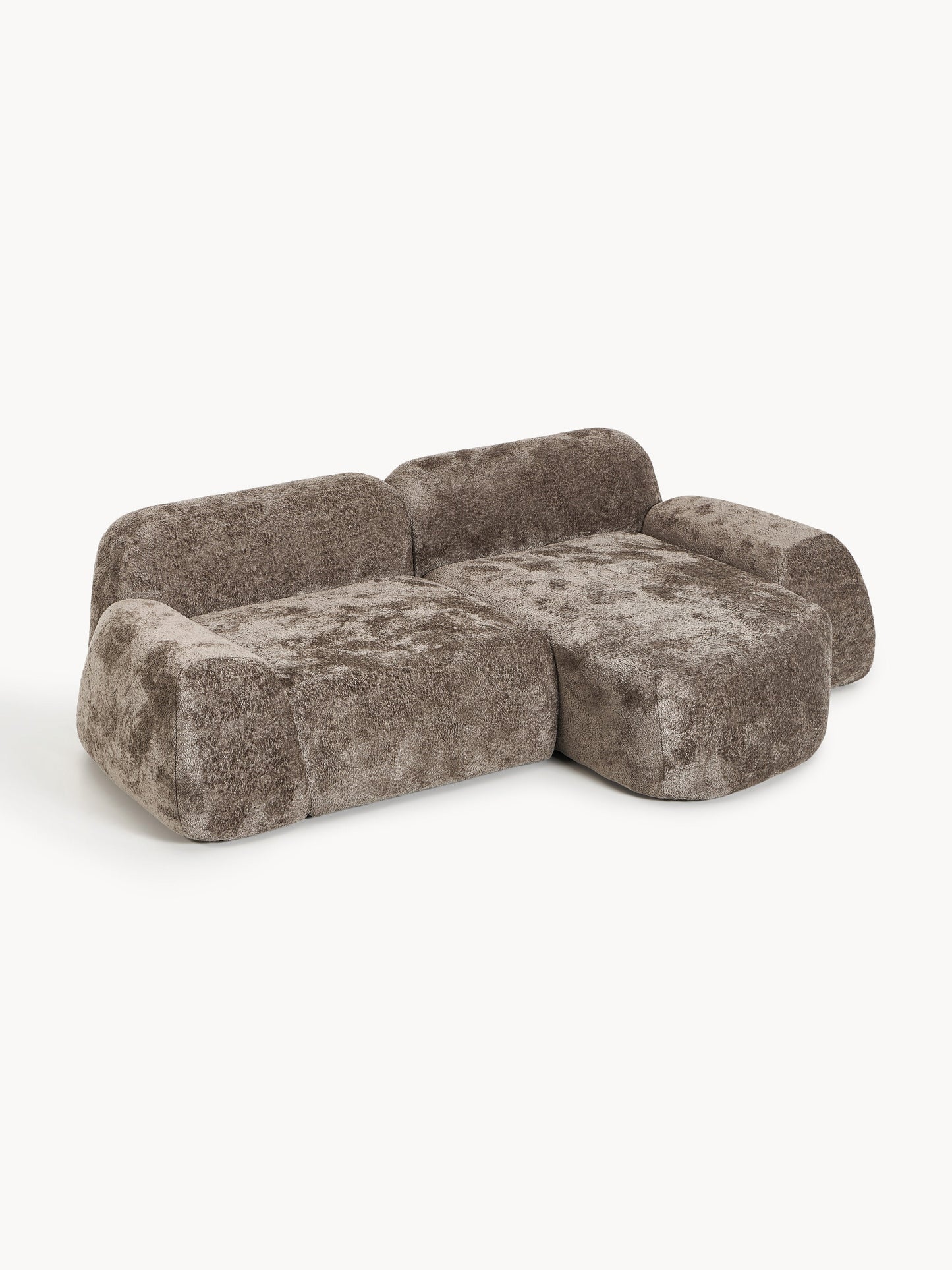 Wolterra Modular Corner Sofa in Teddy Bouclé (3-Seater)