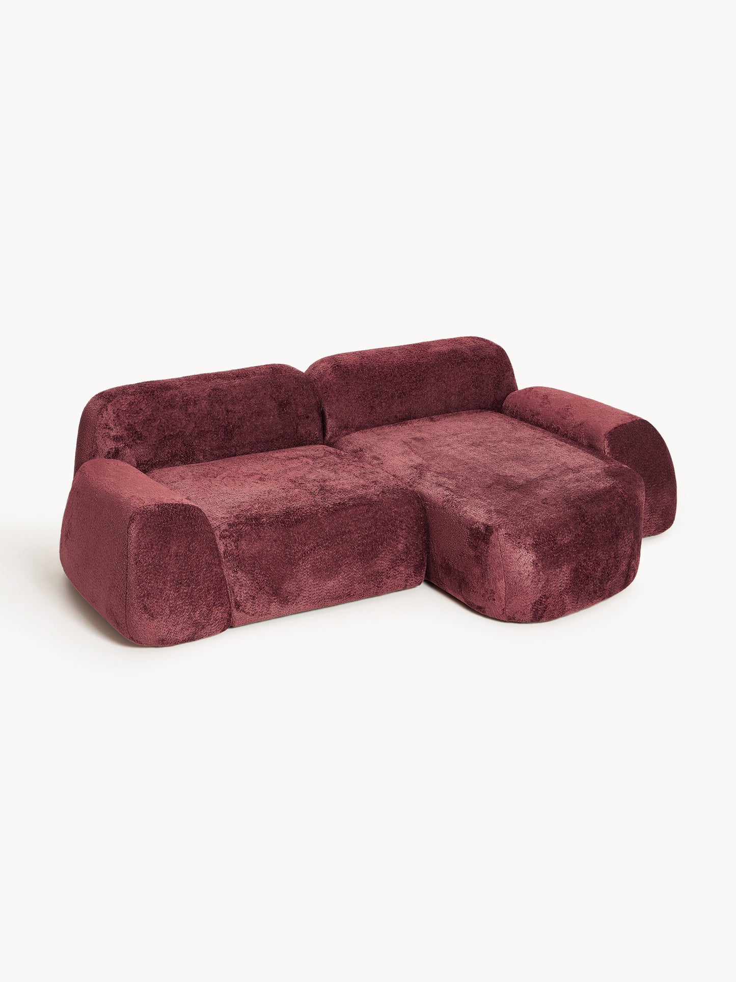 Wolterra Modular Corner Sofa in Teddy Bouclé (3-Seater)