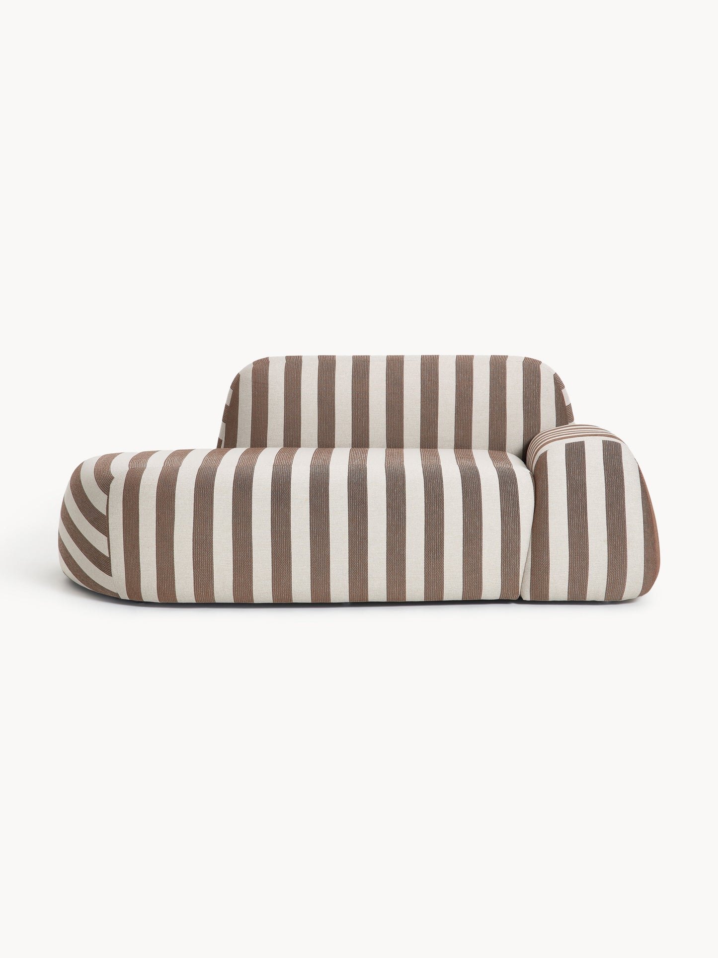 Wolterra Striped Sofa (2-Seater) with Chaise Longue