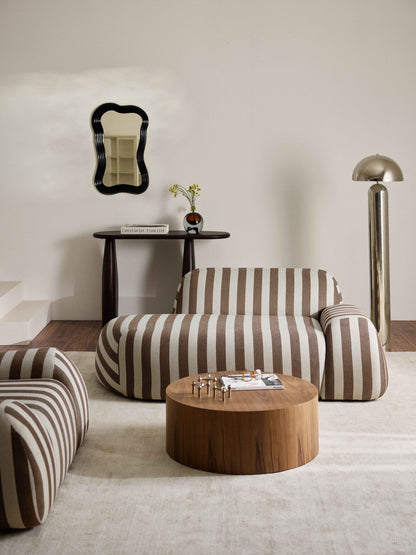 Wolterra Striped Sofa (2-Seater) with Chaise Longue