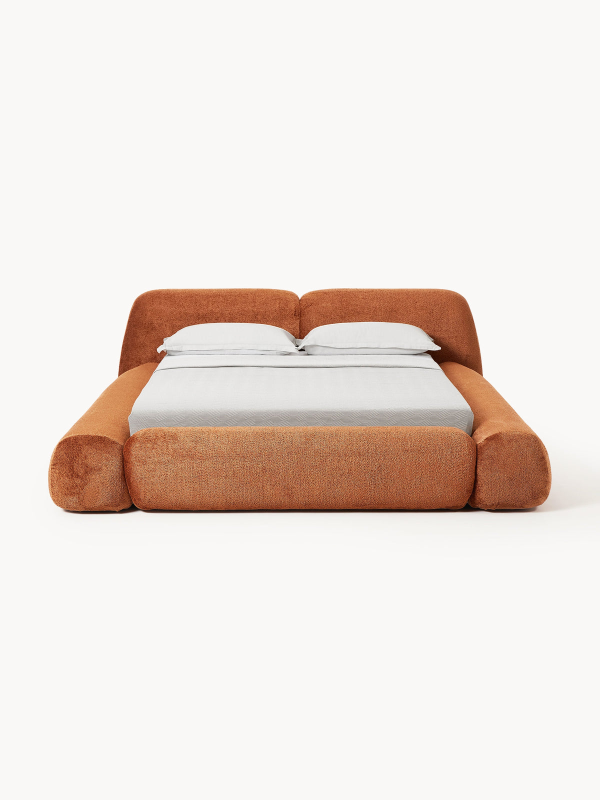 Wolterra Teddy Bouclé Upholstered Bed