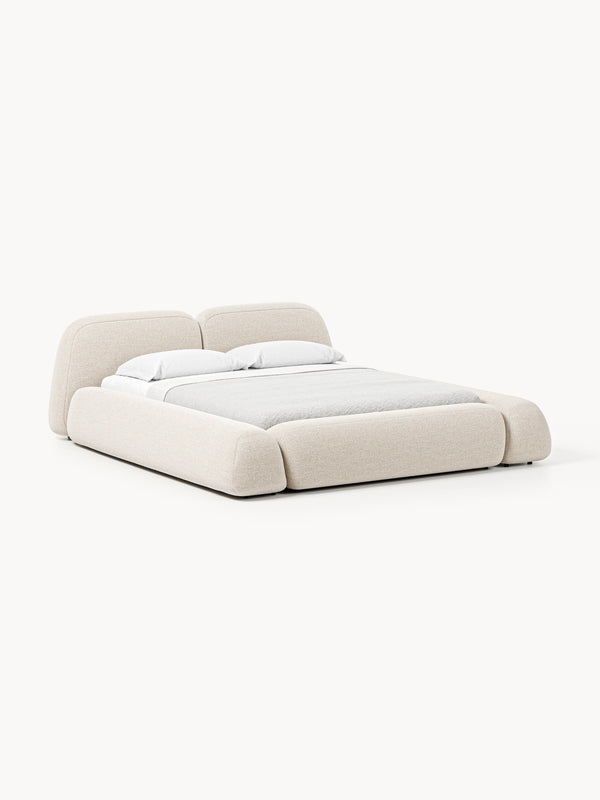 Wolterra Upholstered Bouclé Bed