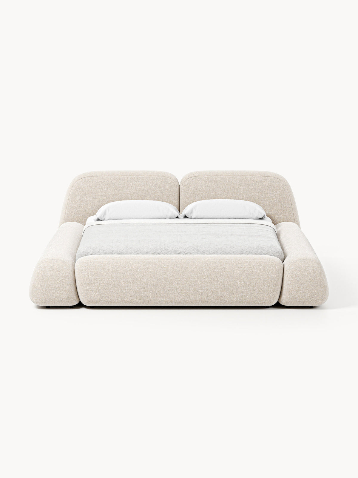 Wolterra Upholstered Bouclé Bed