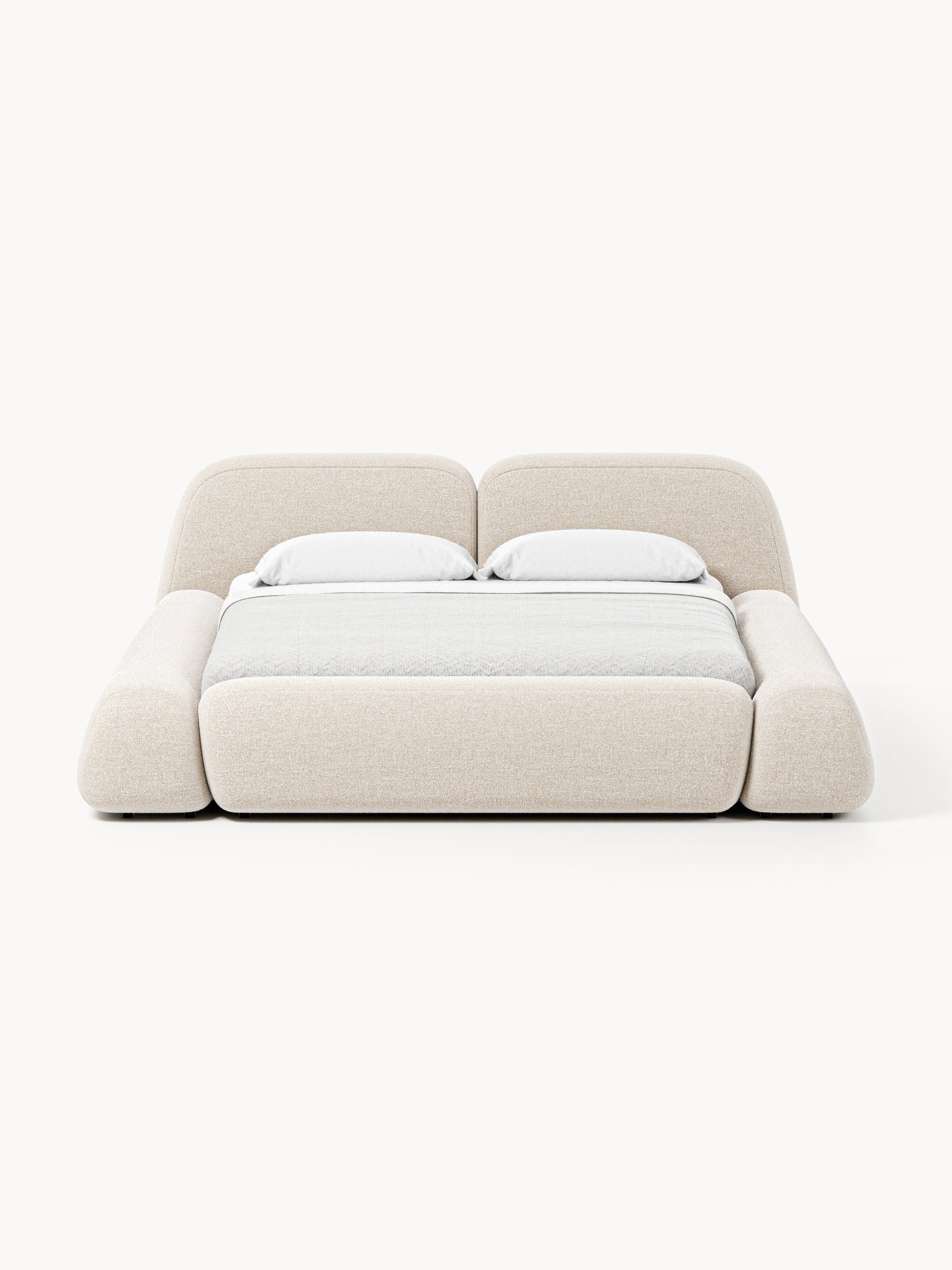 Wolterra Upholstered Bouclé Bed