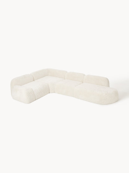 Wolterra XL Modular Teddy Corner Sofa with Chaise Longue